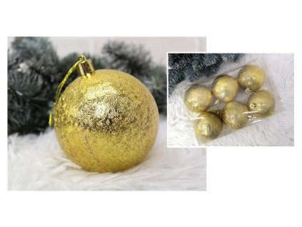 bombki plastik mlotkowane 6 5 78331