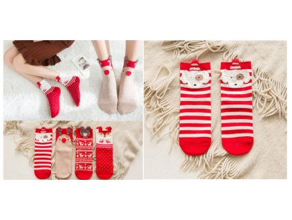 damskie skarpety swiateczne w 78369