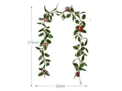 girlanda swiateczna czerwone 87392