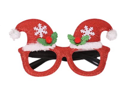 okulary swiateczne czapki mik 90019