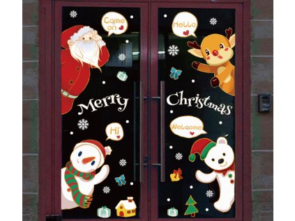 naklejki swiateczne na okno 113708