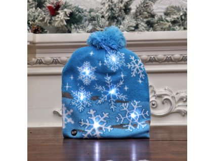 czapka swiateczna led sniezyn 89969