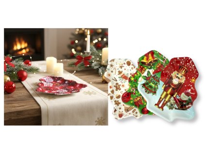 talerz podstawek choinka pla 113701