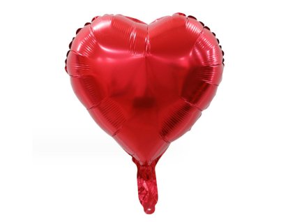 balon foliowy serce 25 cm cze 93917
