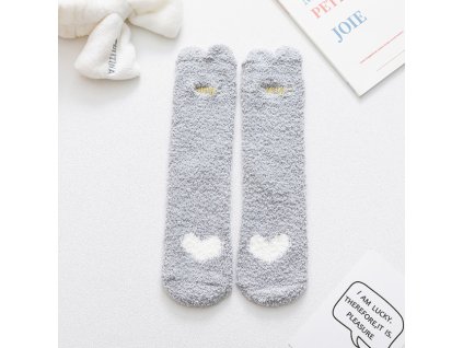 skarpety damskie serce grube 101806