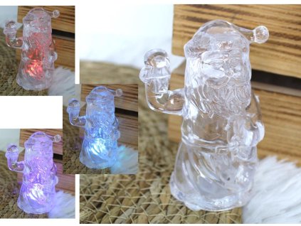 mikolaj 10x7 5 cm led transp 102017