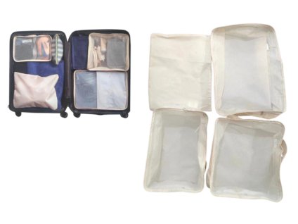 zestaw organizerow do walizk 102281