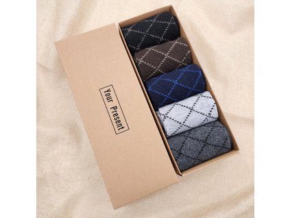 skarpety chlopiece romby kpl 102888