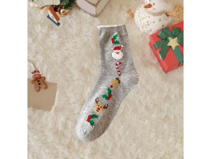 skarpety damskie swiateczne 103355