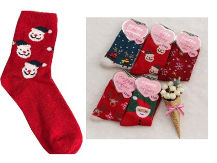 skarpety damskie swiateczne 103356