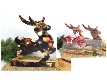 dekoracja renifer w biegu dr 102807