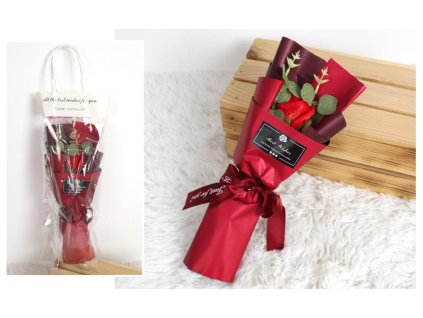 upominek roza w czerwonym ro 104135