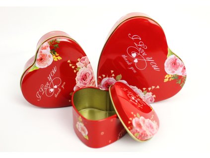 puszki prezentowe serca kpl 104737