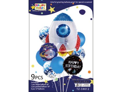 balony lateksowe foliowe rak 104797