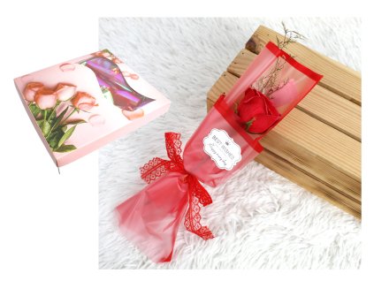 roza mydlana walentynkowa z 104734