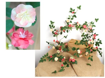 girlanda bluszcz roza dl 165 104353