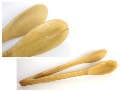 szczypce bambusowe kuchenne 106325