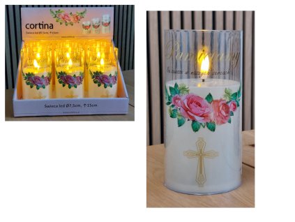 swieca led w plastikowej tub 105281