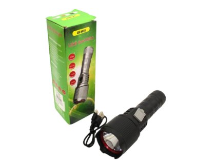 latarka led 15x4 5 cm czarna 106675