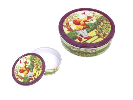 puszka pojemnik metalowy okr 106948