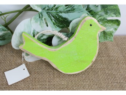 zawieszka drewniana ptak 15x 106497