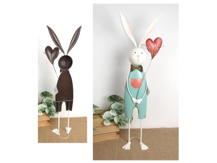 figurka metalowa pan krolik 106722