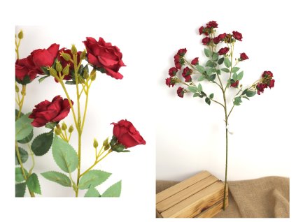 kwiat roza wys 82 cm 5 ramio 107622