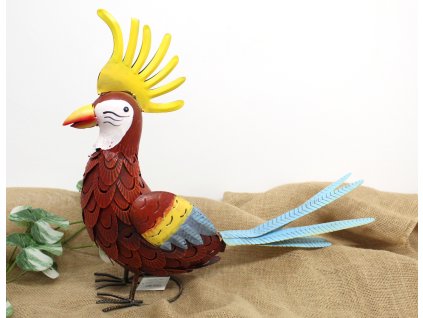 figura ozdobna metalowa papu 108571