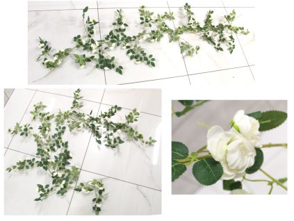 girlanda roza wys 180 cm kwi 108549