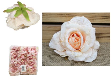 glowka kwiatowa roza 11x5 cm 109241