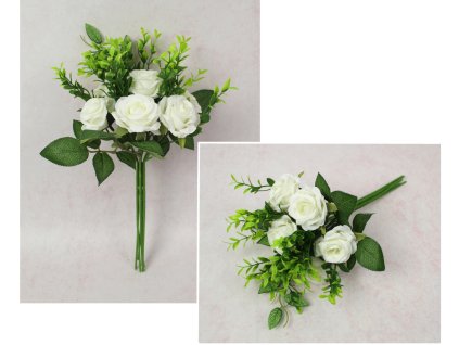 bukiet bukiecik roza z dodat 111023