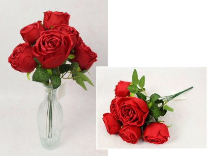 bukiet roza wys 37 cm 7 lody 111011