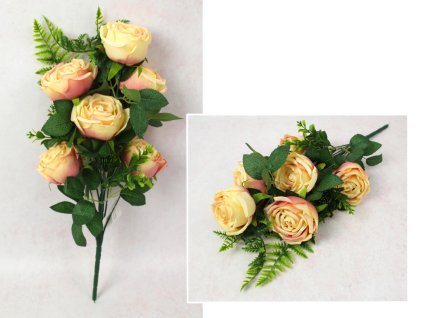 bukiet roza z dodatkami wys 111015