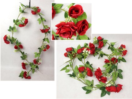 girlanda roza wys 185 cm kwi 111100