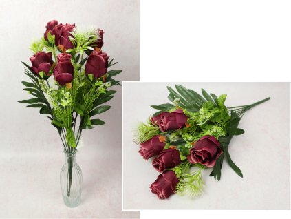 bukiet roza z dodatkami wys 111163