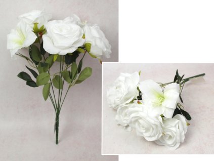 bukiet mieszany roza lilia w 111144