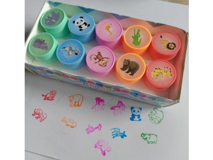 stempelki zwierzeta zoo kpl 111308