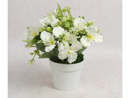 kwiat ala oleander w bialej 111880