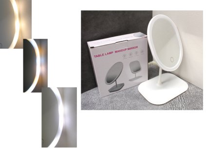 lusterko lustro led owalne 2 112239