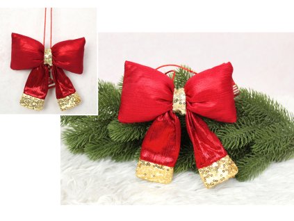 zawieszka na choinke kokarda 112367