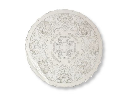 mata stolowa okragla kwiaty 112458