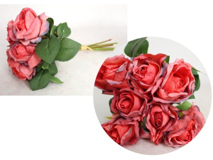 bukiet peczek roza zasuszona 112802