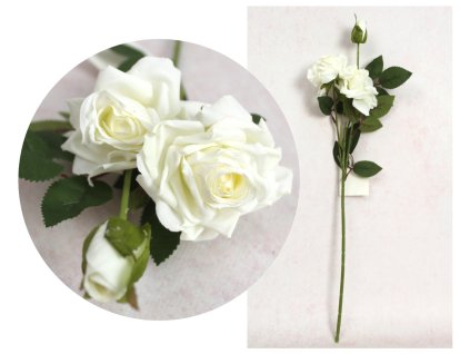 kwiat roza wys 52 cm 2 kwiat 112788