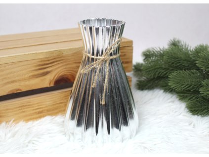 l wazon dekoracyjny srebrny 113369