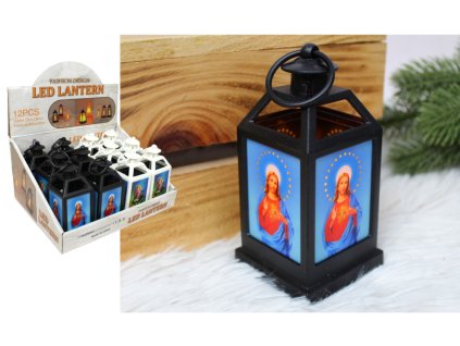 lampion led witraz z motywem 113387