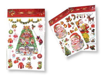 zestaw naklejek swiatecznych 113308