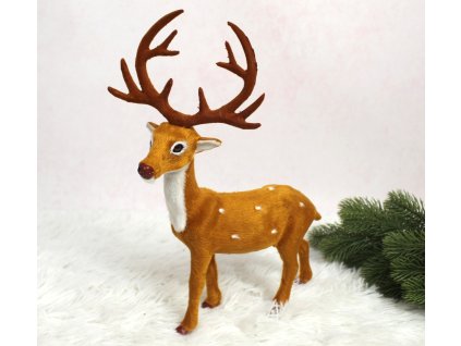 figurka renifer jasnobrazowy 112894