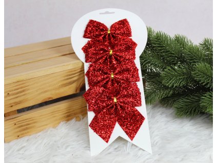 kokardki swiateczne 9x9 cm c 112984