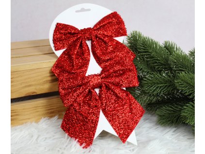 kokardki swiateczne 15x13 cm 112986