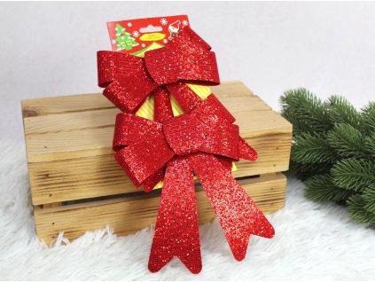 kokardki swiateczne 19x14 cm 112975